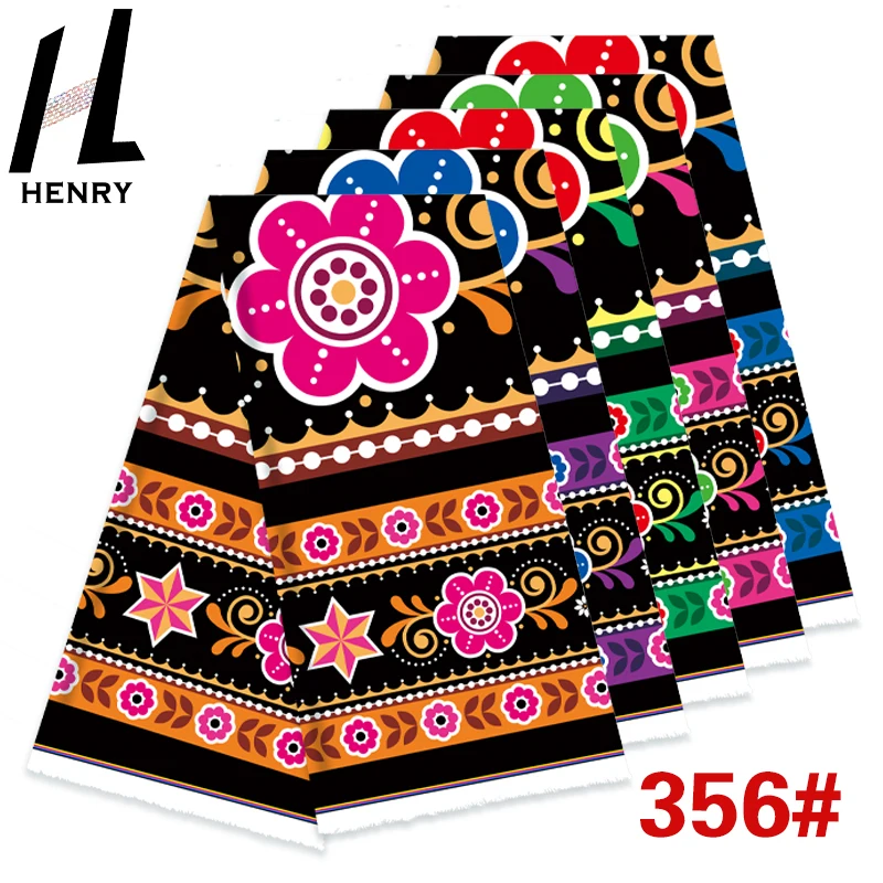 Henry Factory Direct Tribal Style Islander New Design Floral Polyester