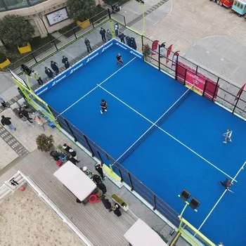 Padel Worker WPT Type Panoramic Padel Court For Sale Padel Court Safety Outdoor and indoor with roof