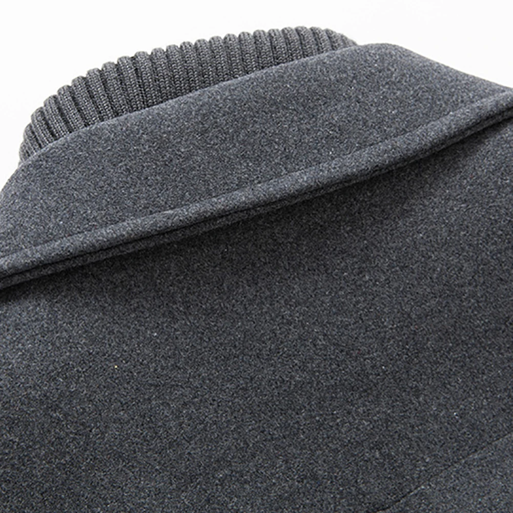 Custom Coats Woolen Double Collar Warm Winter Parka Jackets For Men ...