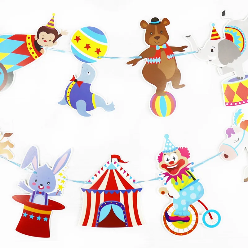 Banderole Pour Anniversaire Theme Cirque Carnaval Animaux Clown Guirlande Magique Banderole Pour Enfants Decoration De Fete Prenatale Buy Clown De Cirque Banniere Le Theme Du Cirque Bebe Douche Enfants Faveur Fete D Anniversaire Fond Mur Decoration
