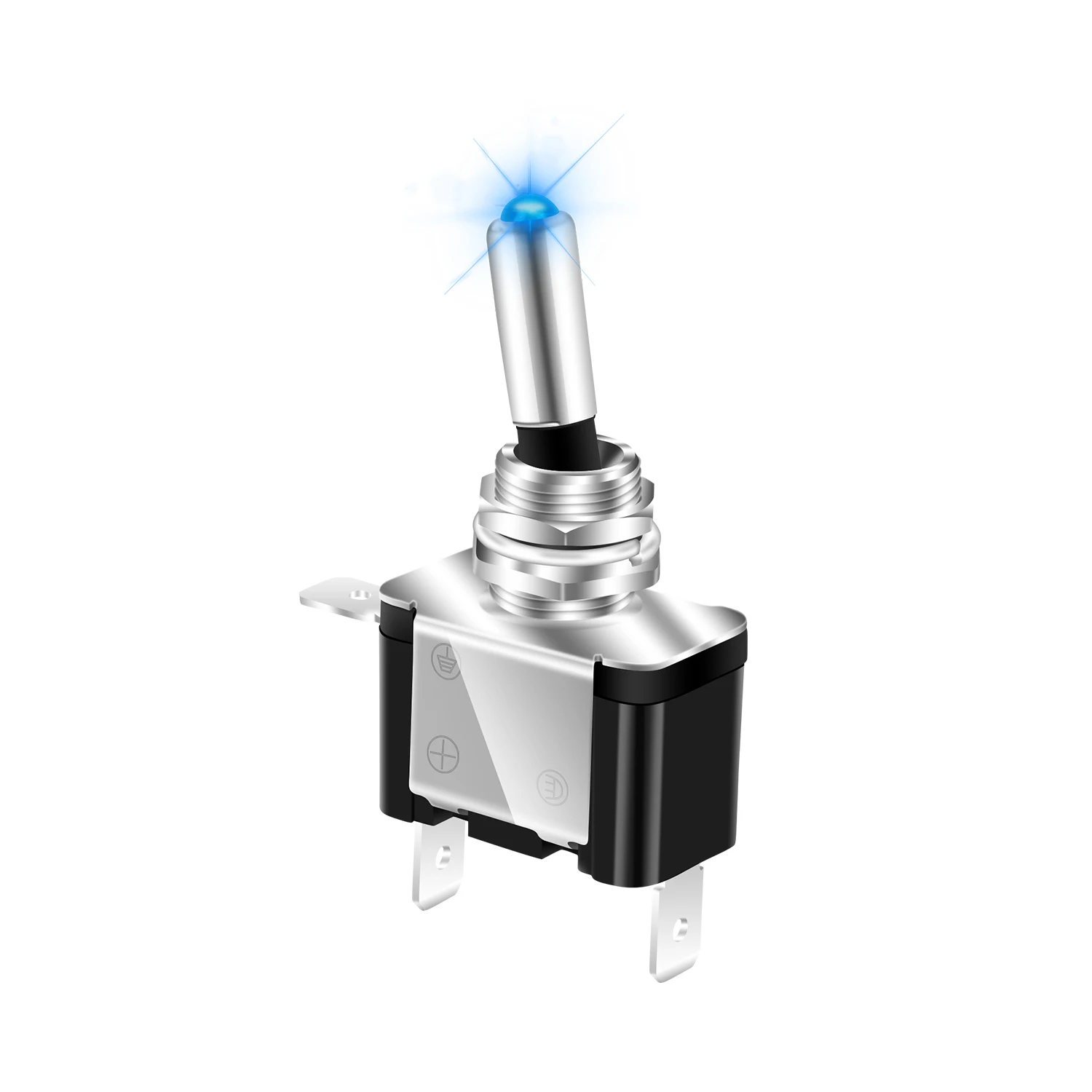 12v 20a Heavy Duty Toggle Switch Illuminated Led Toggle Switch On-off ...