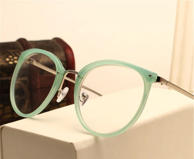 クリアラウンドメガネ FLEX サングラス classic round clear frame sunglasses