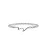 4mm copper bead wave (silver)