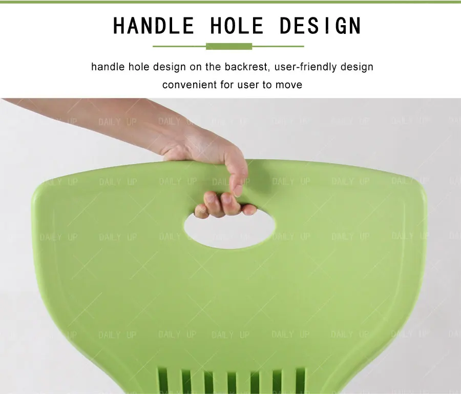 Sled Student Study Chair Bow Shaped Classroom Training Chair Conference Meeting Chair For Primary School Library Reading Room