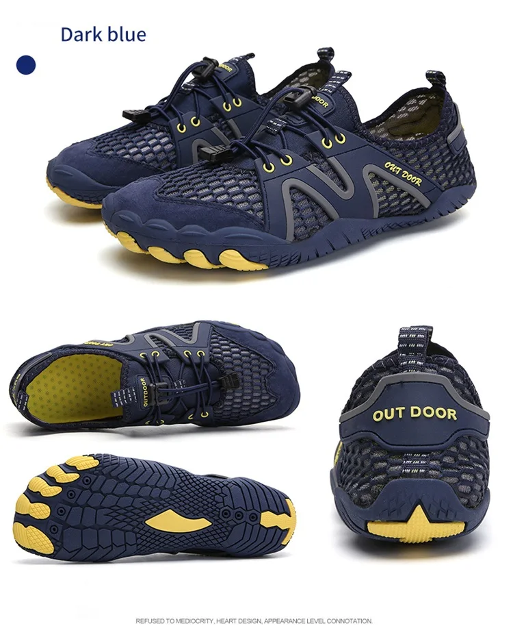 Новое поступление 2020, резиновые неопреновые дышащие сетчатые пляжные кроссовки для горных походов и воды, спортивные мужские кроссовки для дороги и бега