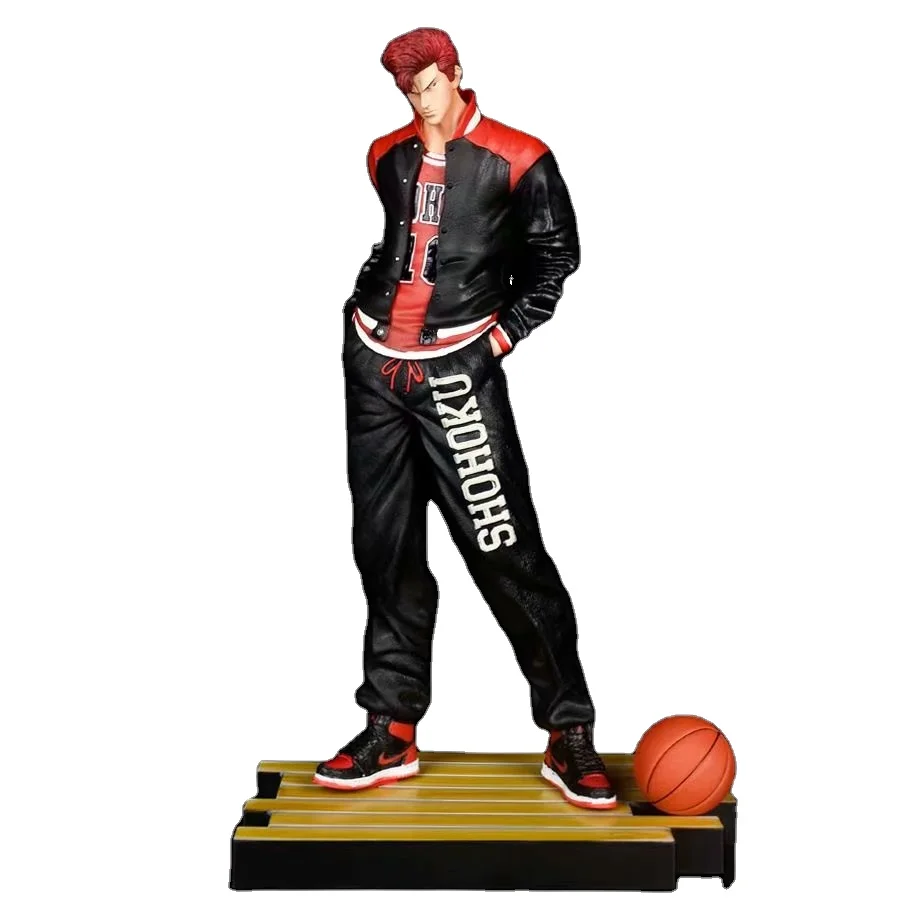 32cm 桜木花道 slam dunk スラムダンクフィギュア　PVC製品 スラムダンク 桜木花道 32cm PVC製 フィギュア ウォッチ