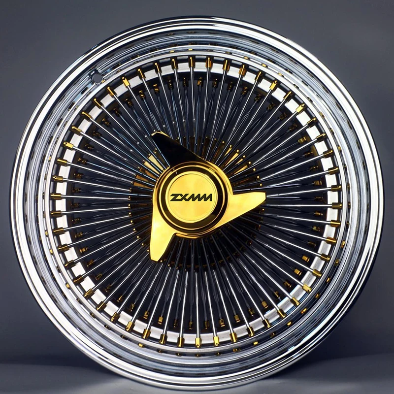 Custom Forged Chrome Steel Wire Wheel Rims 20/22/24/26 Inch for ...