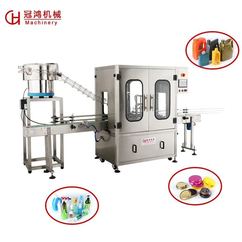 Manufacturer Price Fully Automatic Grab Type Screw Capping Machine Bottle Capping Machine