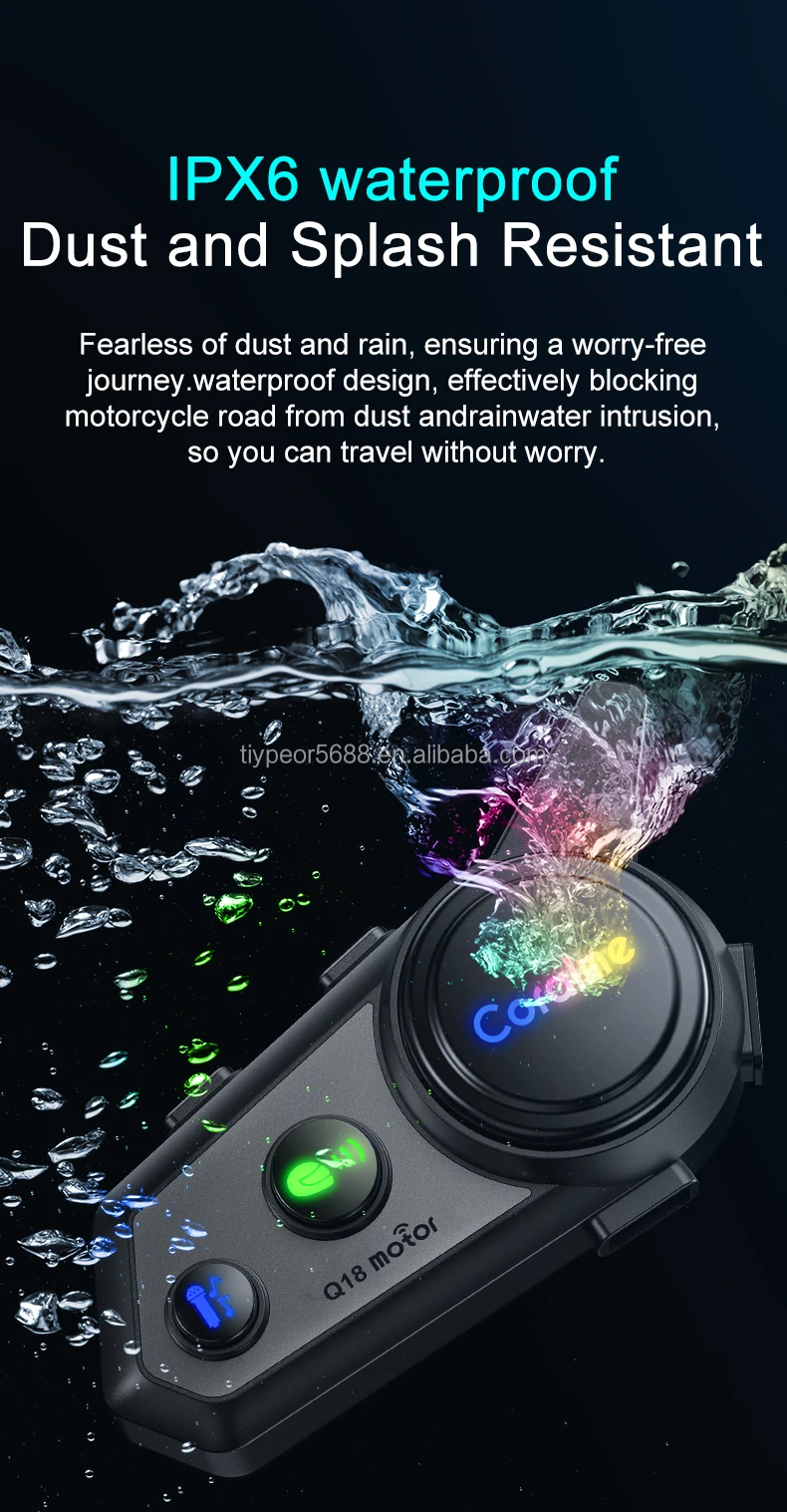 product tiypeor motorcycle intercom 1000 meter mesh bt intercom with music sharing helmet speaker headset intercom-11