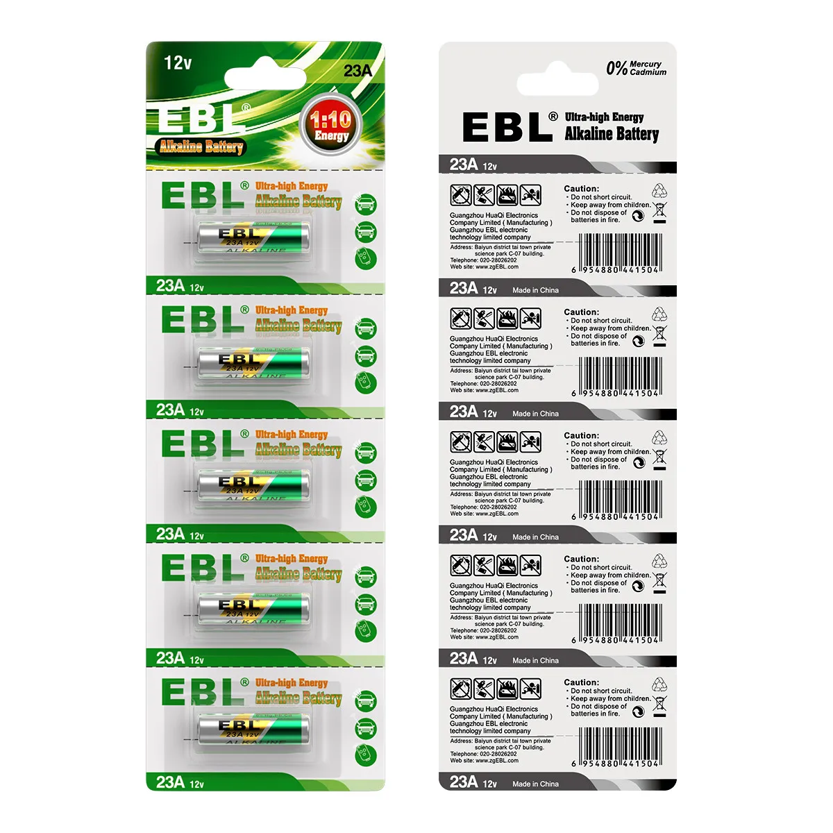 EBL Hot Sell Best Alkaline Battery 12V 23A