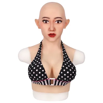 Realistische Silikon Gesichtsmaske Vollkopf – Weibliche Maske Für Cosplay, Halloween & Drag