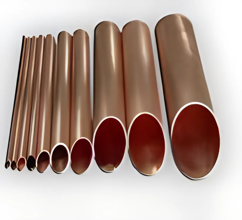 tubo 2m m grueso del cobre del tubo de cobre del níquel de 0.5m m 1m m ASTM B111 C70600 C7060 CW352H para el equipo químico