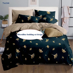 OkekTEX Double-sided Use Brushed Microfiber Bedding Comforter Sets Luxury Cover Set