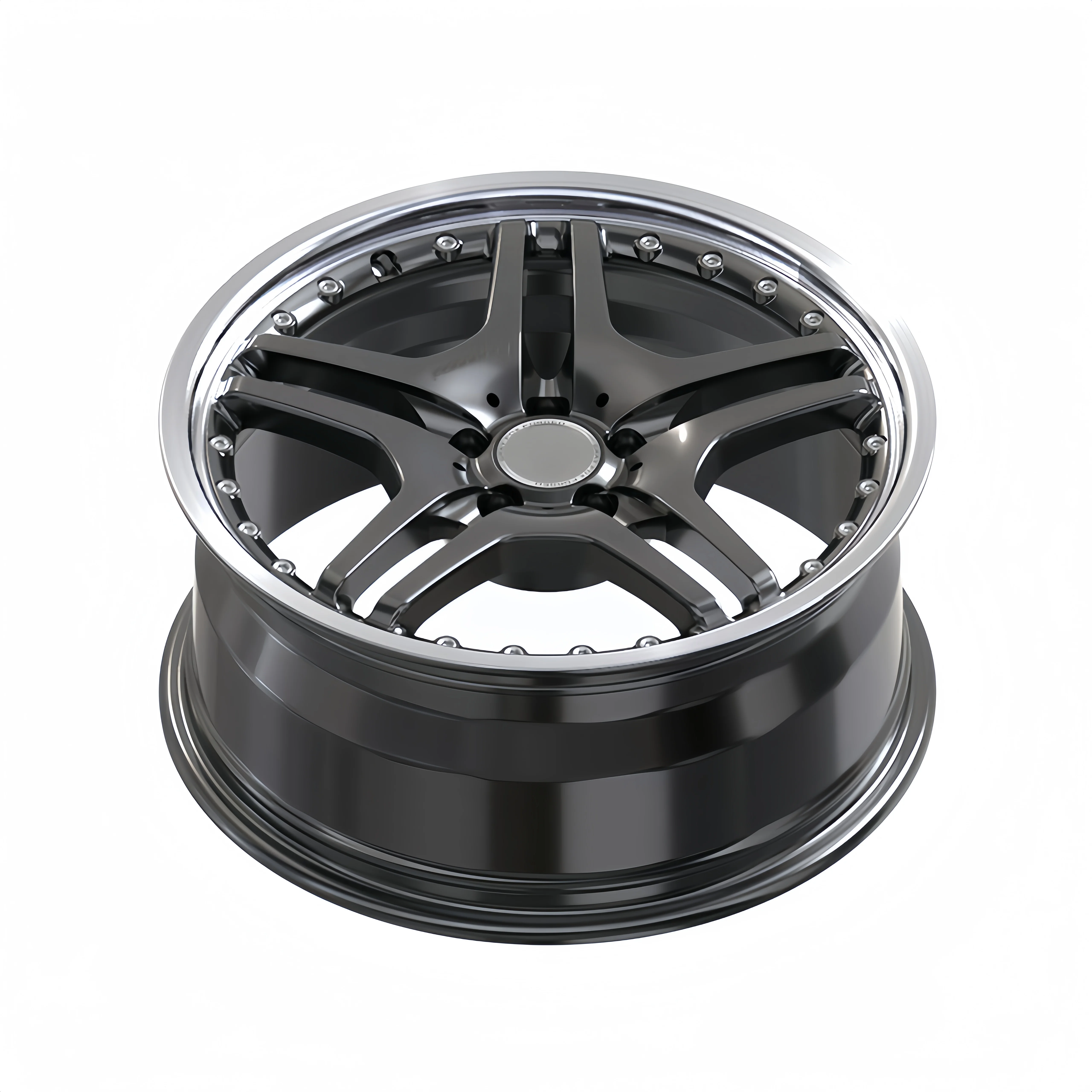 XINLAI Hot Sale 2 Piece Forged Brushed Polished 5x120 5x112 5x114.3 18 19 20 21 22 Inch Wheel for Racing Car Wheel - Image 2