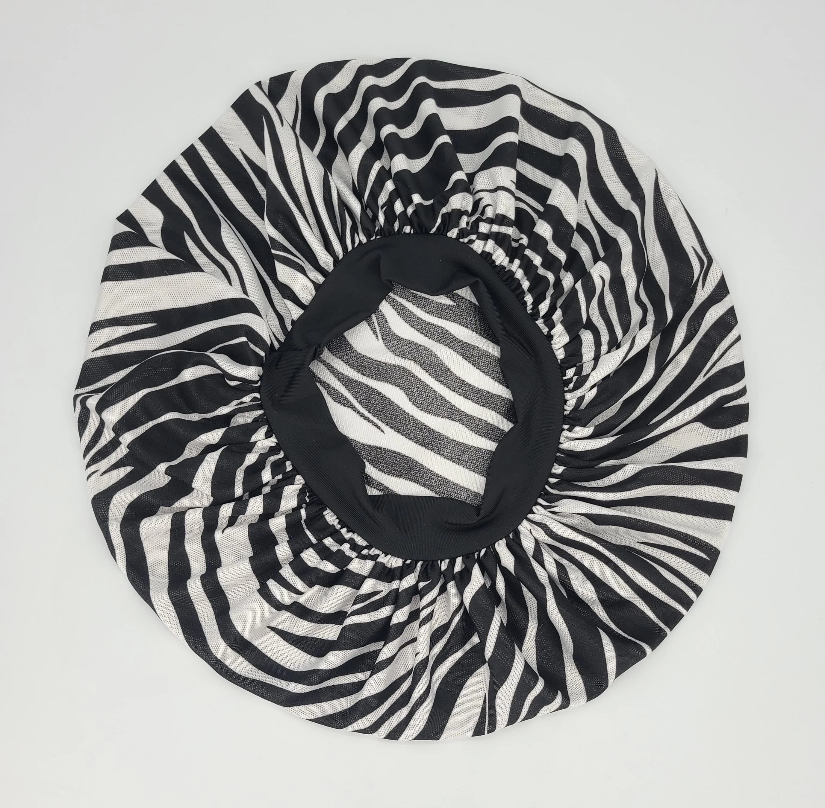 Zebra Print Hair Dryer - Ztzi Soft Satin Bonnet Normal Size display picture 3