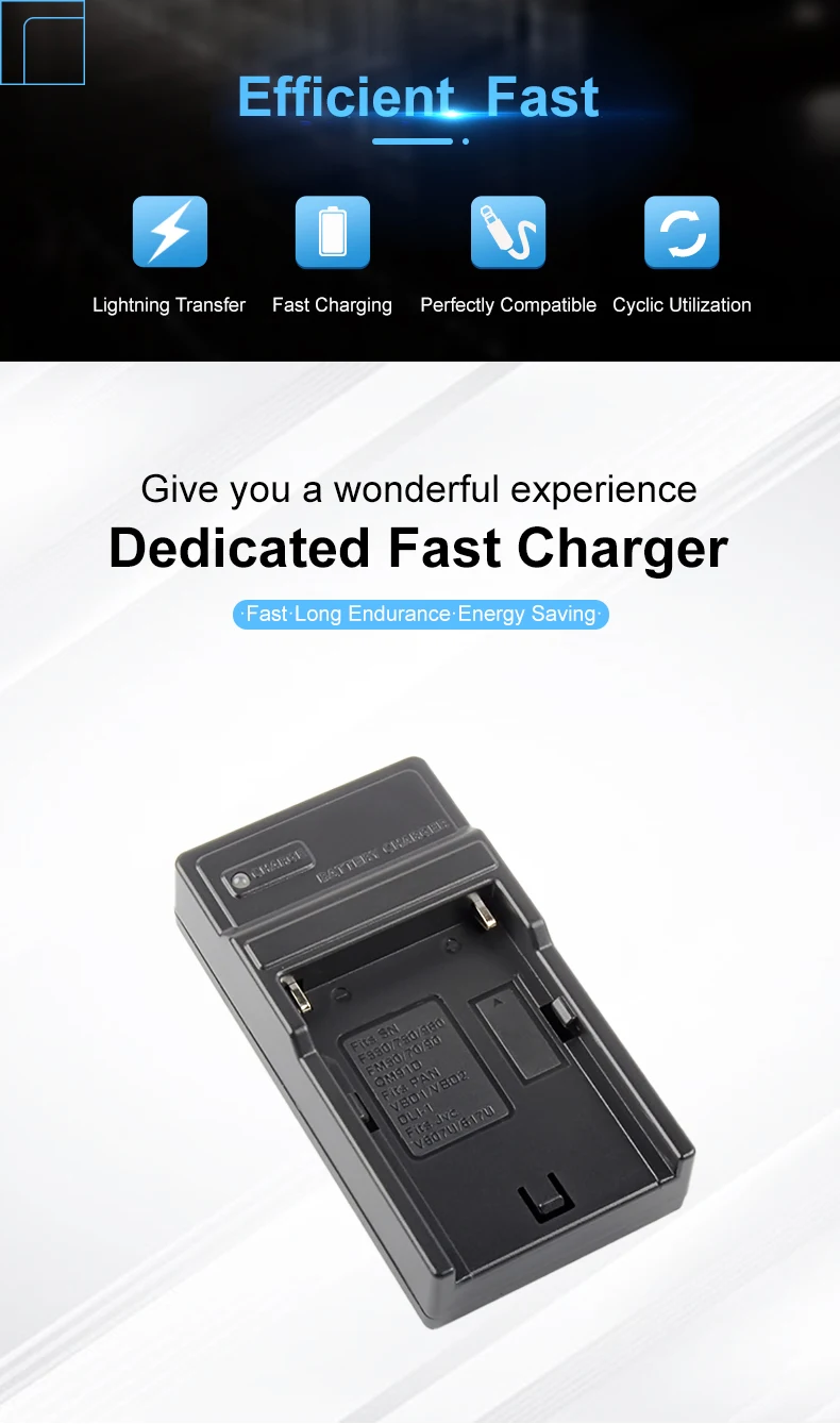 NP-F550 USB Battery Charger fits for F550 F750 F980 FM50/70/80 QM91D VBD1 Batteries supplier