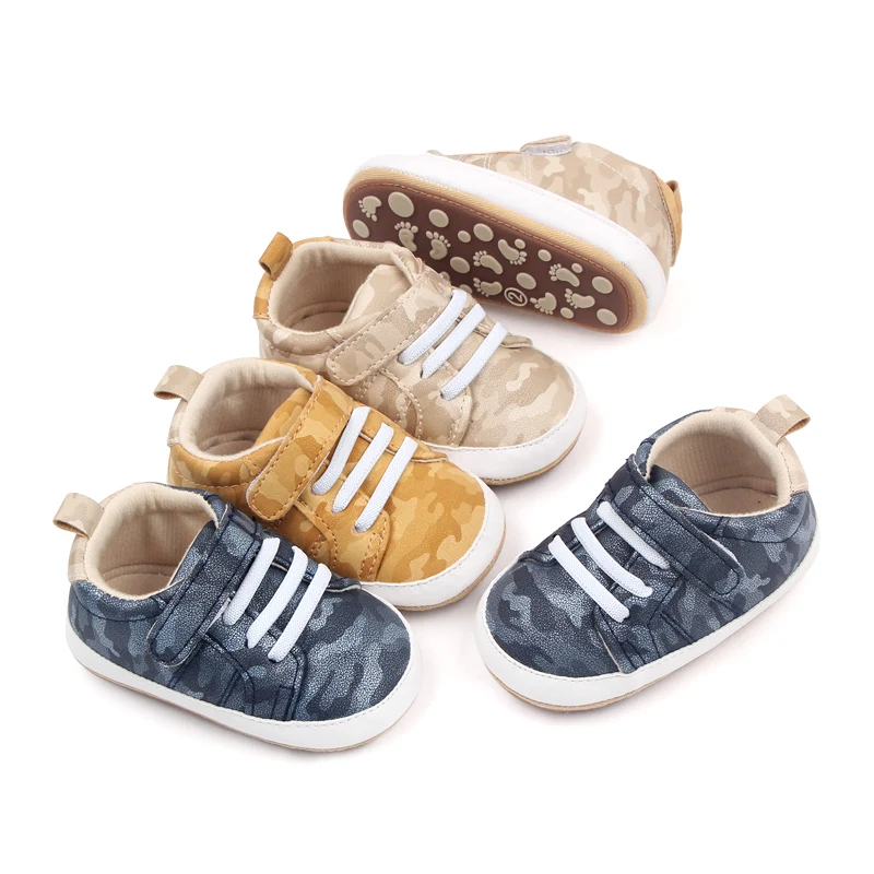 Spring and Autumn Baby Soft Soles Non-slip Camouflage Baby Casual Toddler Shoes