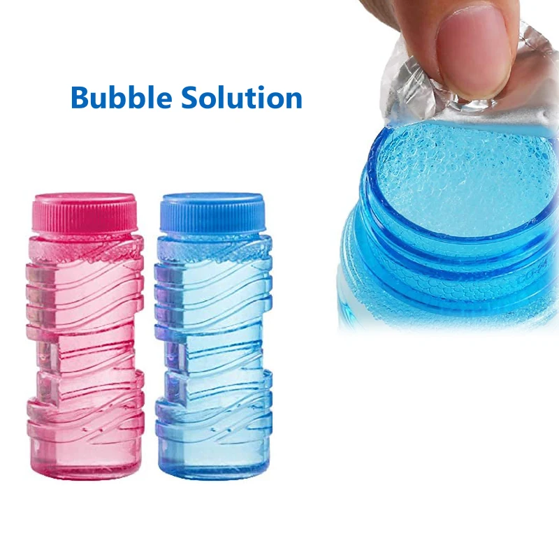 Light up Transparent Bubble Blower Gun LED Bubble Gun for Kids