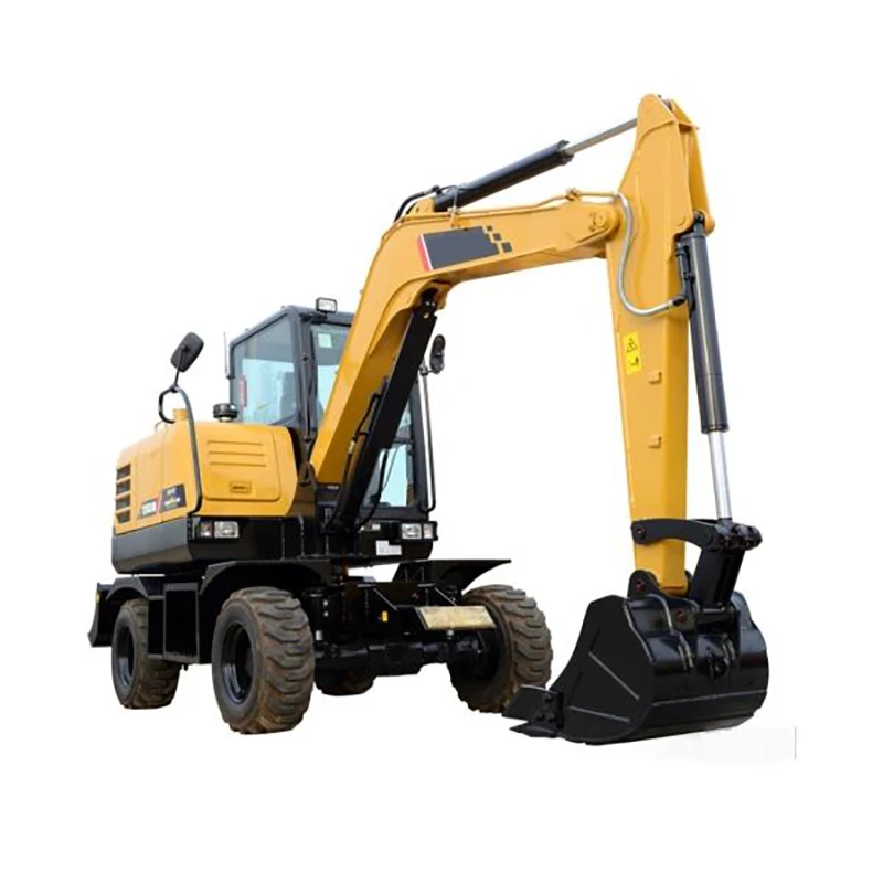 15t Hydraulic Wheel Excavator Sy155w - Buy Wheel Excavator,15t Wheel ...