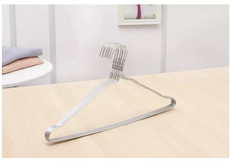 Metal Wire Clothes Hangers Custom Dry Clothing Mental Hangers Shirt