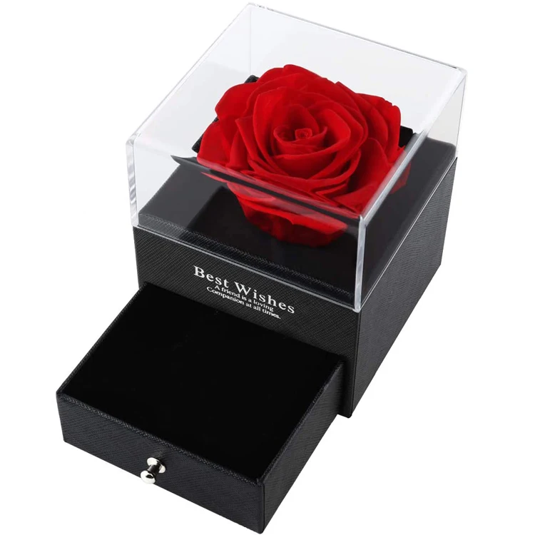 San Valentines Day 2023 Rose Jewelry Gift Box Creativity Eternal Rose Gift Boxes Buy Gift Box
