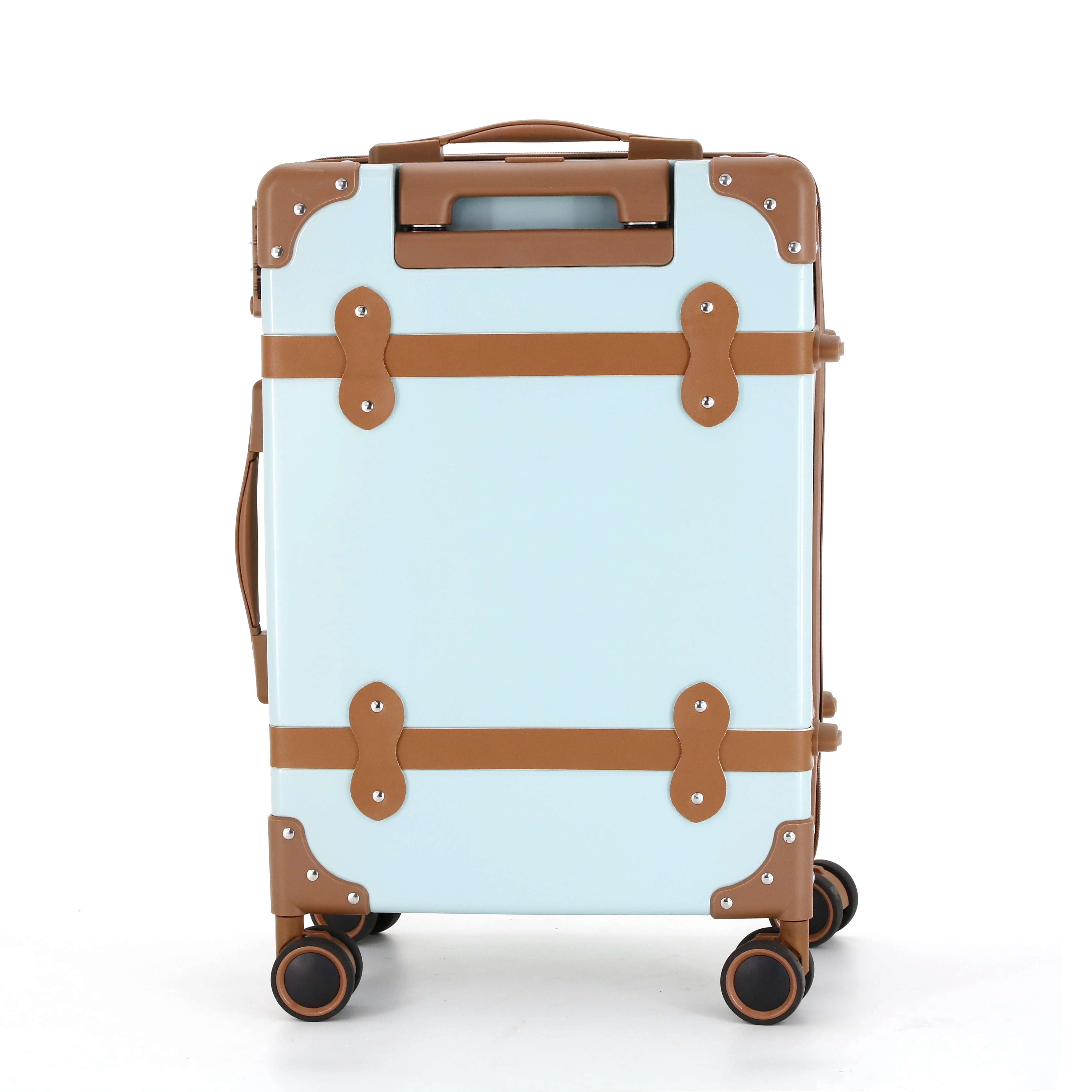 Премиум багажник ручной клади Сумка на колесиках винтажный женский чемодан молнии из натуральной искусственной