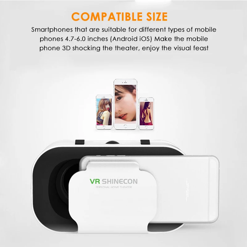 Gafas G05 VR para teléfono móvil Gafas de realidad virtual 3D