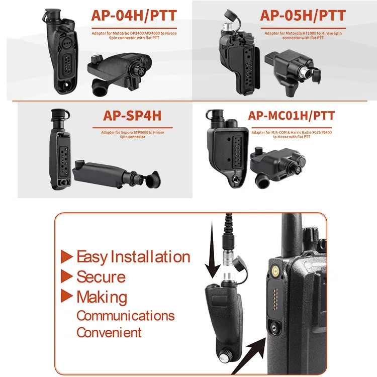 Adattatore Audio Vhbw Per Motorola GP338, GP339, GP340, GP360, GP380, GP640, Connettore A 7 Pin E Jack A 2 Pin, Nero