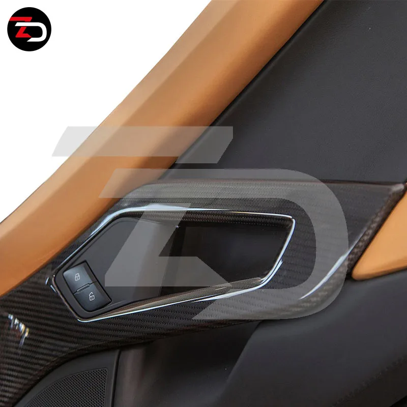 Source Hochwertiger Innen türgriff und Tür verkleidung aus trockener Kohle  faser für Lamborghini Aventador S SVJ SV LP700 LP720 LP750 on m.alibaba.com