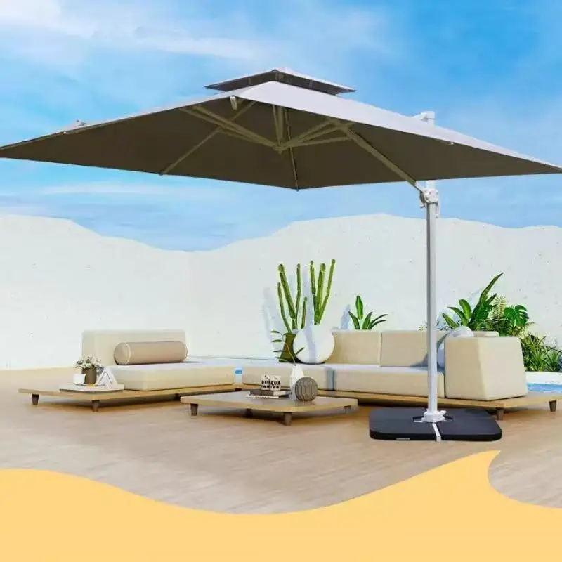 Factory Direct Sale Outdoor Patio Terrace Balcony Garden Thicker Base Parasol