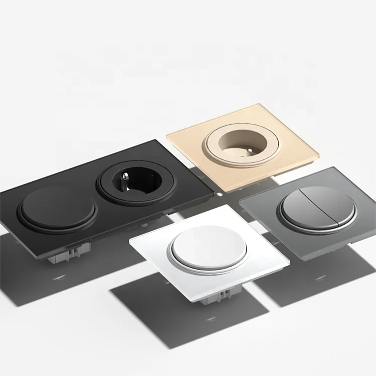 Honyar Eu Korean Morocco Speed Wiring Tempered Glass Home Wall Switches