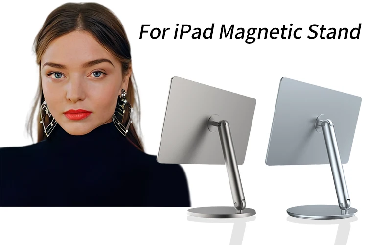 360 Rotation Portable Foldable Adjustable Desk Metal Stand For Ipad Mini 6 Pro 11 Inch