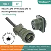 MS3106A 14S-3P+MS3102 14S-3S Conector Macho+Conector Hembra
