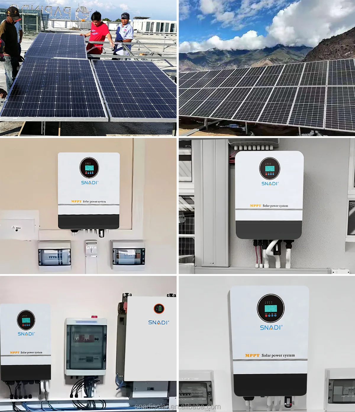 10KW Hybrid off Grid Solar System for Home - Complete Set