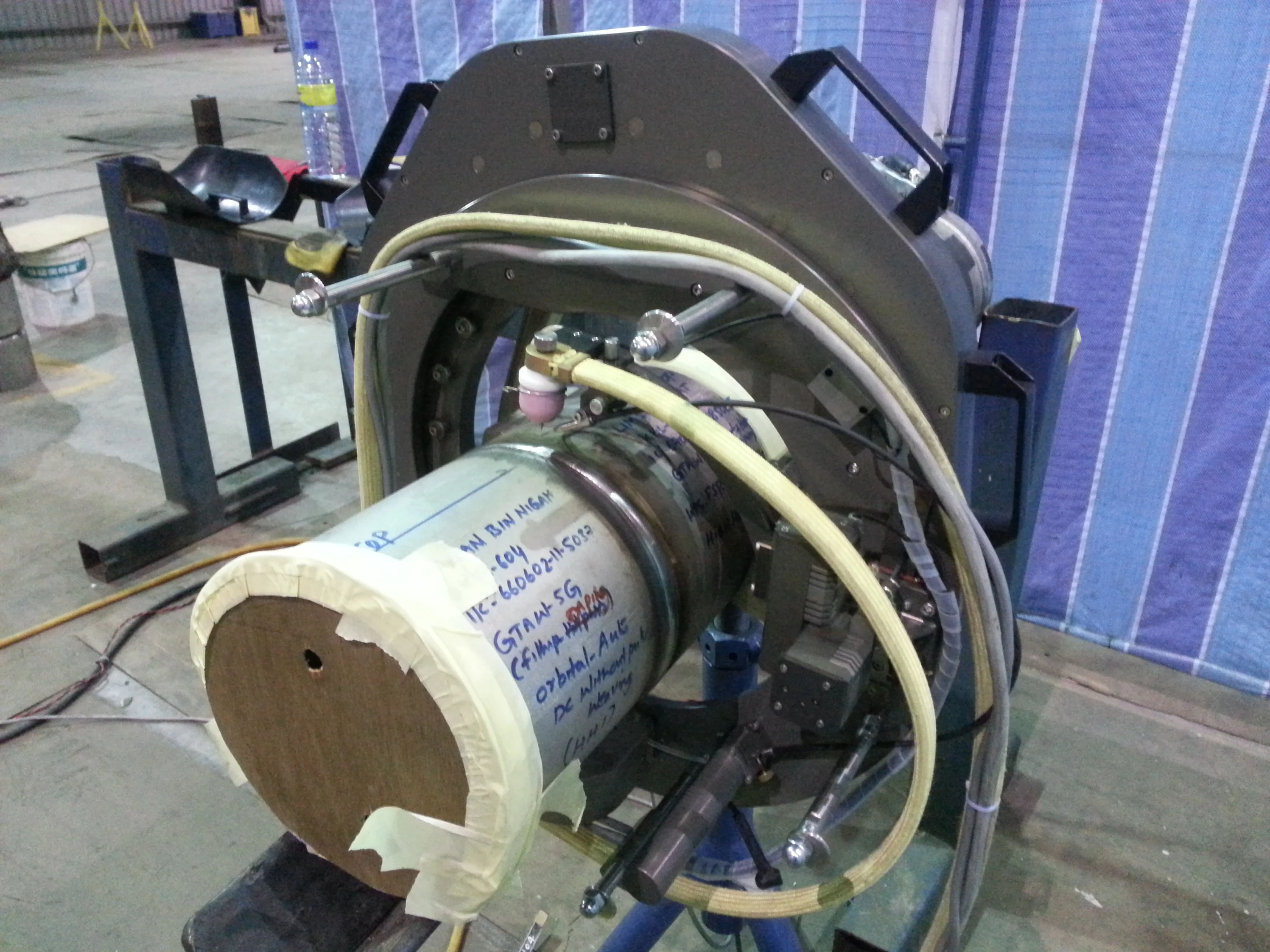 Open Type TOA320 Orbital Pipe to Pipe Weld Head with TIG Welding Powersource IOrbital5000 for Oil and Gas Pipeline Installation