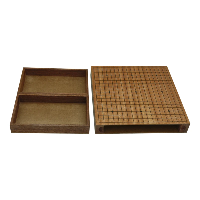 Wooden Go Board Game Set With Storage Drawers,Classic Goban 2 Player ...