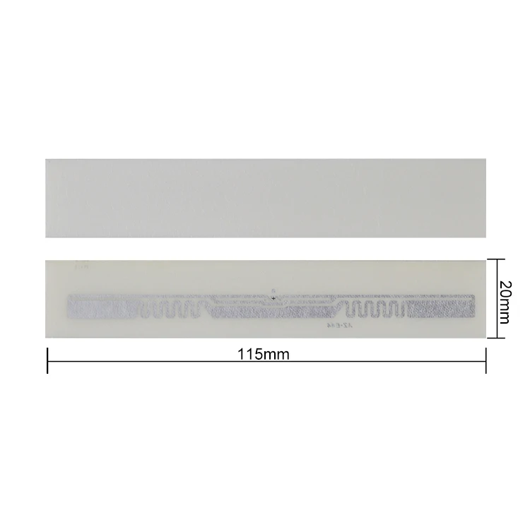Etichetta RFID Wet Inlay DogBone Impinj Monza R6 Con Schiuma 3mm - Smartrac