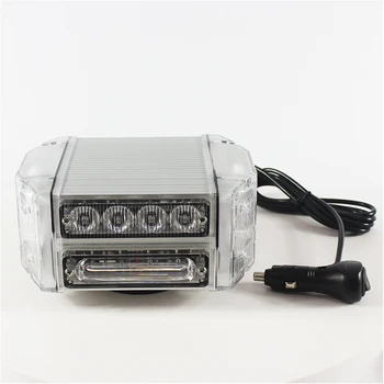 Mini LED Warning Light Bar Waterproof Magnetic Strobe Flashing Rooftop Lightbar New Condition Car Light Accessories