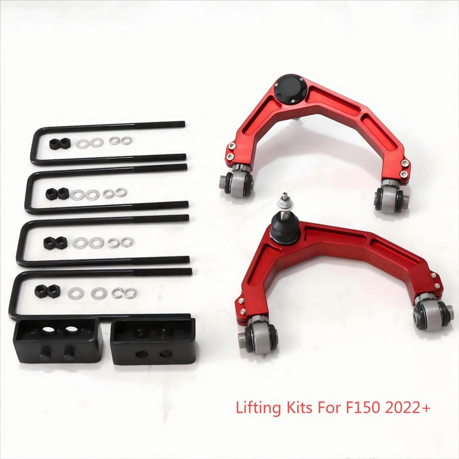 Aumer Compression and Rebound Damping Force Adj. Bypass Shock Absorber 4x4 Off Road 2 3 Inches Lift Suspension Kit for Ford F150
