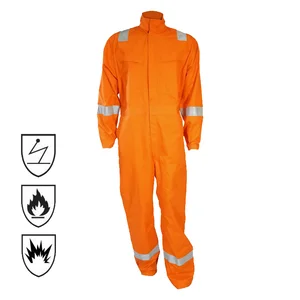 CE Certificate Coverall Nomex Oil Rig Gas and Oil Refinery Workwear FR Fireproof FRC Flame Retaradnt Fire Resistant Uniform