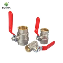 Bornic Factory Valve Factory Sample Free Brass Water Ball Valve Male Threaded Forged All Size Brass Ball Valve