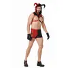 82220-Veste rouge pantalon gants