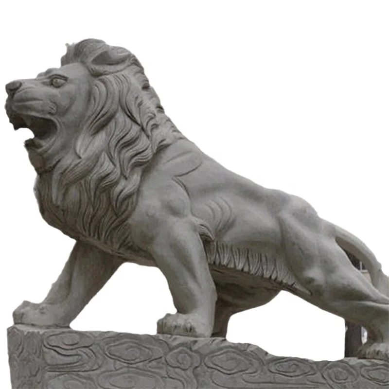 Piedra Grande Tallada De Granito Para Decoración De Jardín,Piedra China, Estatuas De Leones,Nuevos Productos - Buy León De Piedra,Los Leones De  Piedra De Estatuas,Piedra Chino Leones Estatuas Product on 