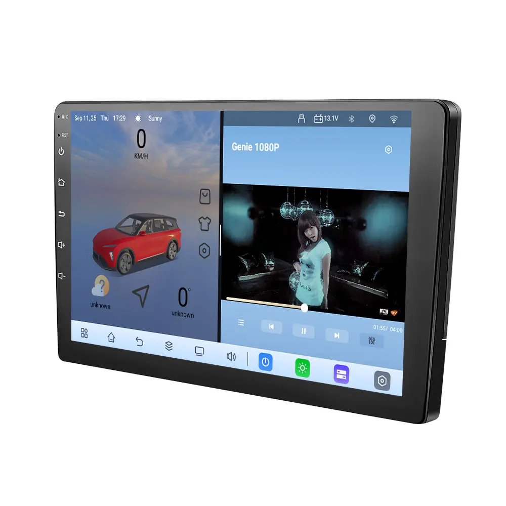 10.1 Inch UIS7865 8-Core Android 14 Car Radio with DSP & AI Voice