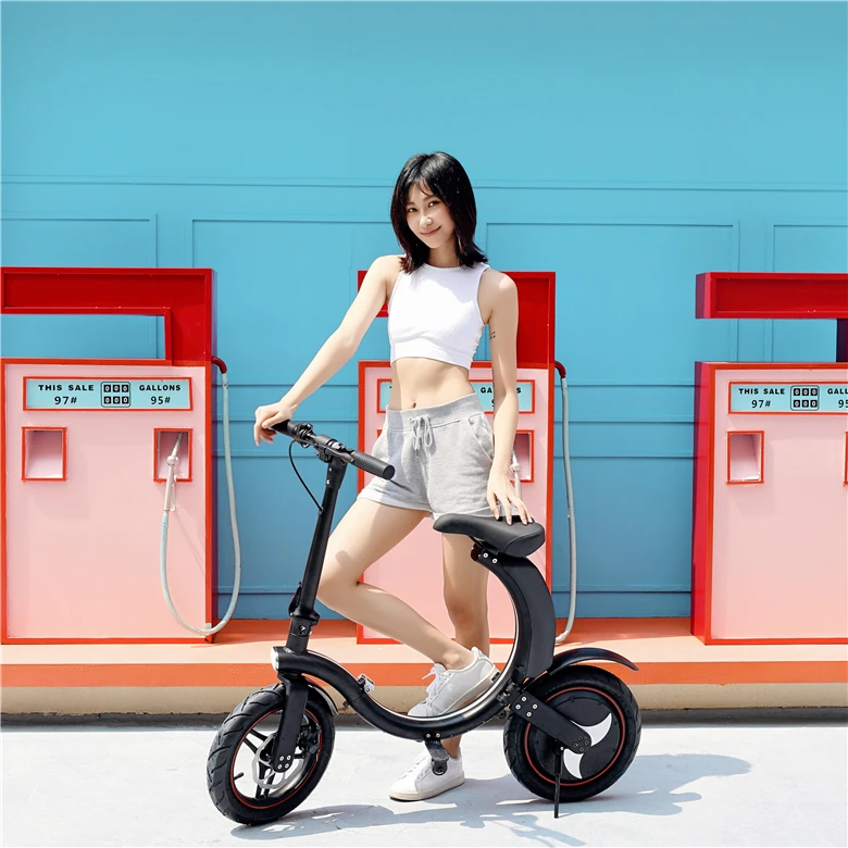2025 Hot Sale Mini Folding E-bike 350W Electric Bike 36V Foldable