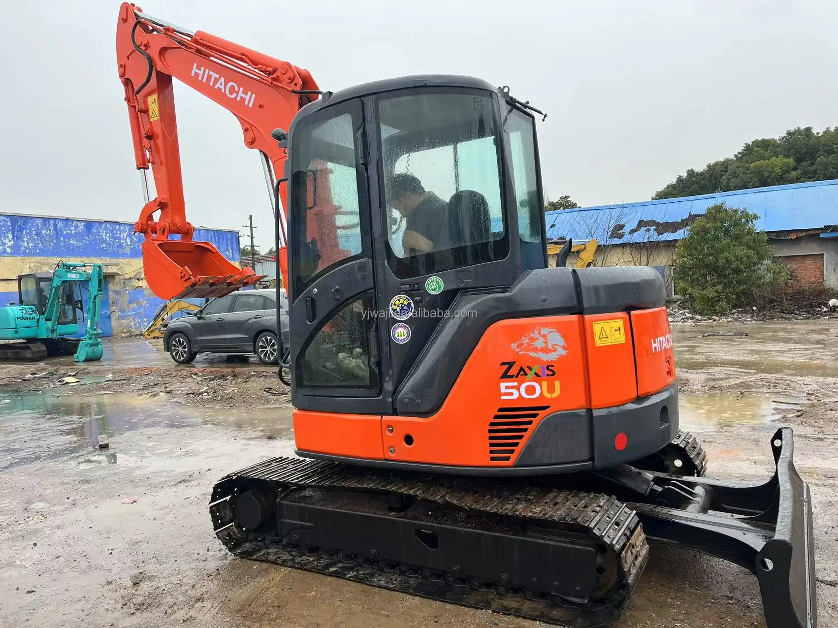 Used Excavator Small Hitachi Zaxis 50u Second Hand Mini Excavator ...