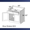 H Bleu Shaker-B33