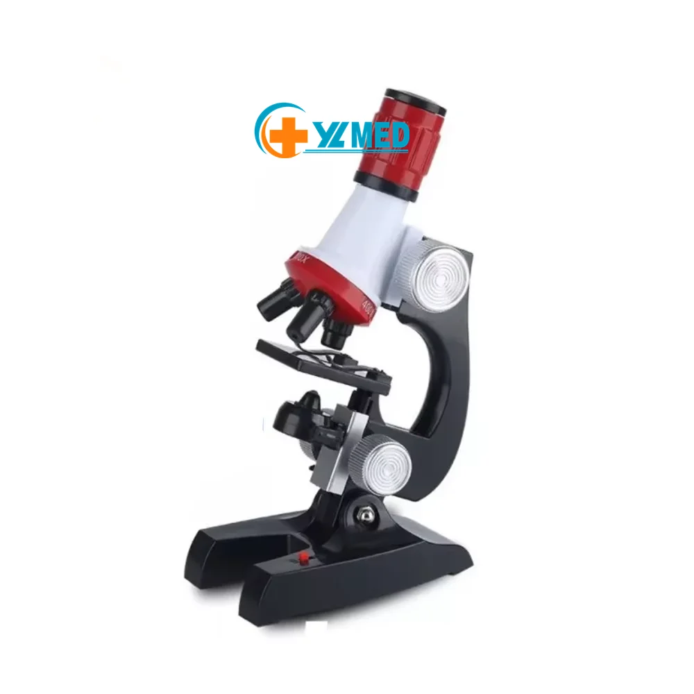 Набор научного микроскопа для детей, изысканные Научные Инструменты 100x 400x 1200x, игрушечный набор для раннего развития