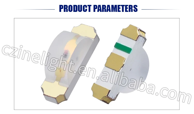 SMD 1206 светодиодный чип с боковым обзором 1204 красный желтый синий чистый зеленый белый высокая эффективность и низкое энергопотребление