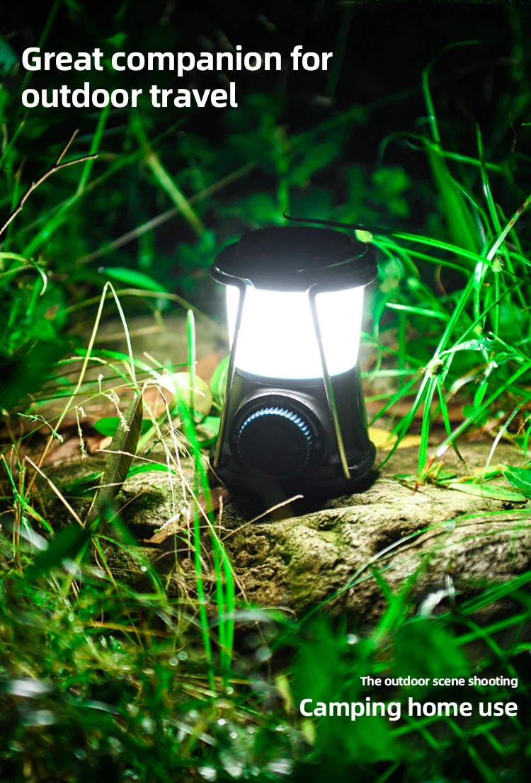 New Led Camping Lanterns Multiple Functions Portable Mini Rechargeable Magnetic Outdoor  Light Lanterns factory